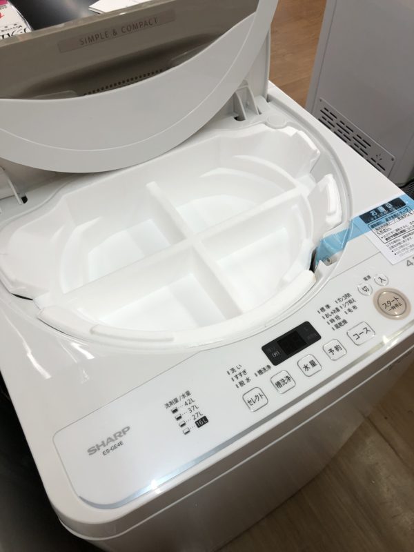 SHARP全自動洗濯機 2021年製 4.5kg ES-GE4E-C 未使用品☆ リサイクル