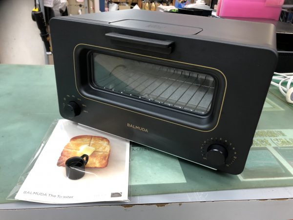 BALMUDA The Toaster K01E-KG 2019年製 美品 16280円込 スチームトースター 美味いパンならコレ パン派