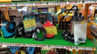 水中ポンプあります！　工具専門店　スマイルサンタ松本店
