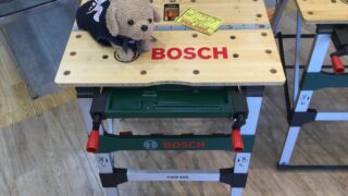 HONDAの発電機とBOSCHの作業台　工具専門店　スマイルサンタ松本店