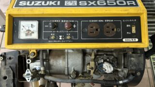 発電機　メンテ中・・・　工具専門店　スマイルサンタ松本店