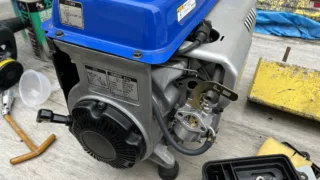ヤマハ　エンジン発電機　EF7H　メンテ完了しました！　工具専門店　スマイルサンタ松本店