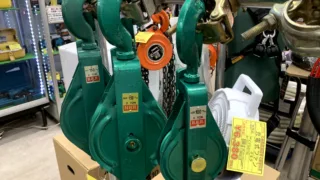 HHH 強力型滑車一車スナッチ ございます。工具専門店 スマイルサンタ松本店