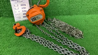 スリーエッチ チェーンブロック R-CB0.25TONあります。工具専門店 スマイルサンタ松本店